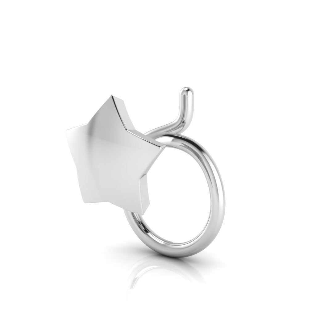 The Lalita Gold Nose Pin – - Main Image