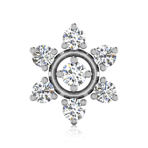 Hyacinth Silver Nose Screw
