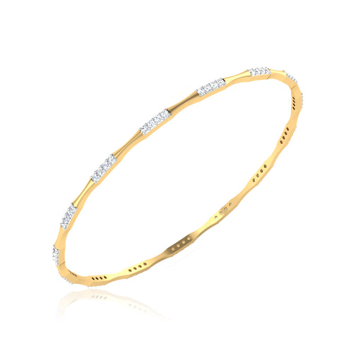 The Jiya Silver Bangle