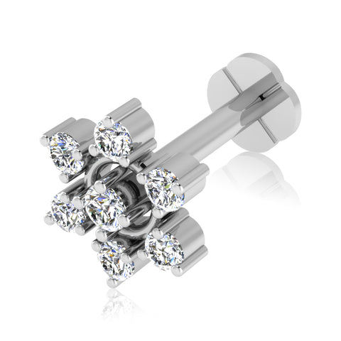 Hyacinth Silver Nose Screw