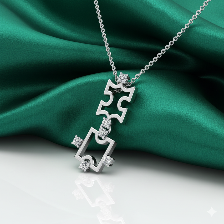 Shop Pure Silver Pendant with Chain | Iskiuski – iskiuski.com