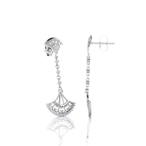 Falak Dangler Silver Earrings