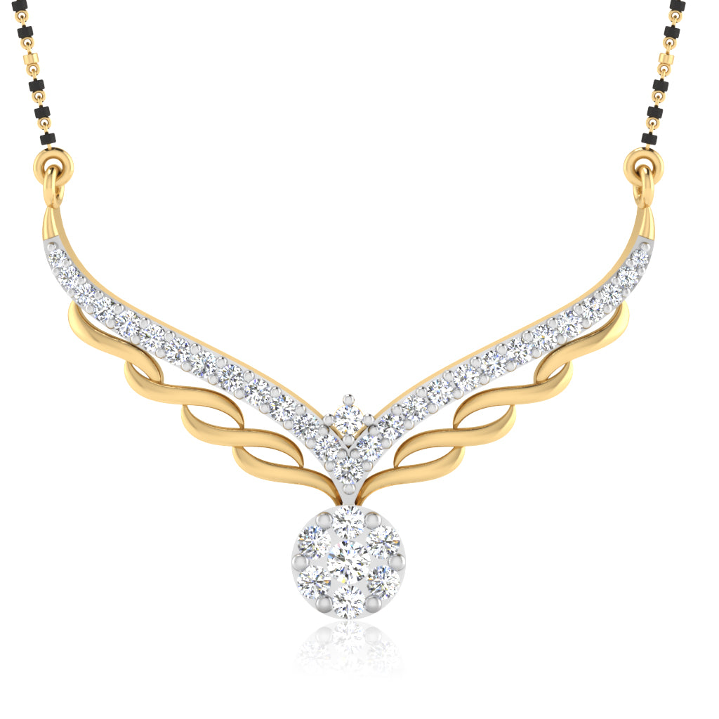 Deepa Silver Mangalsutra with Chain – iskiuski.com