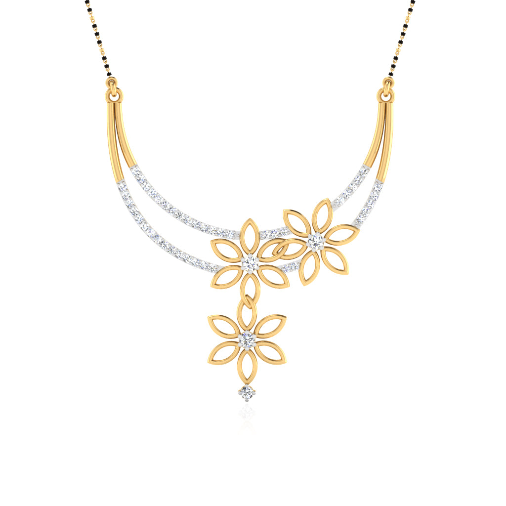 Kalyan Silver Mangalsutra with Chain –