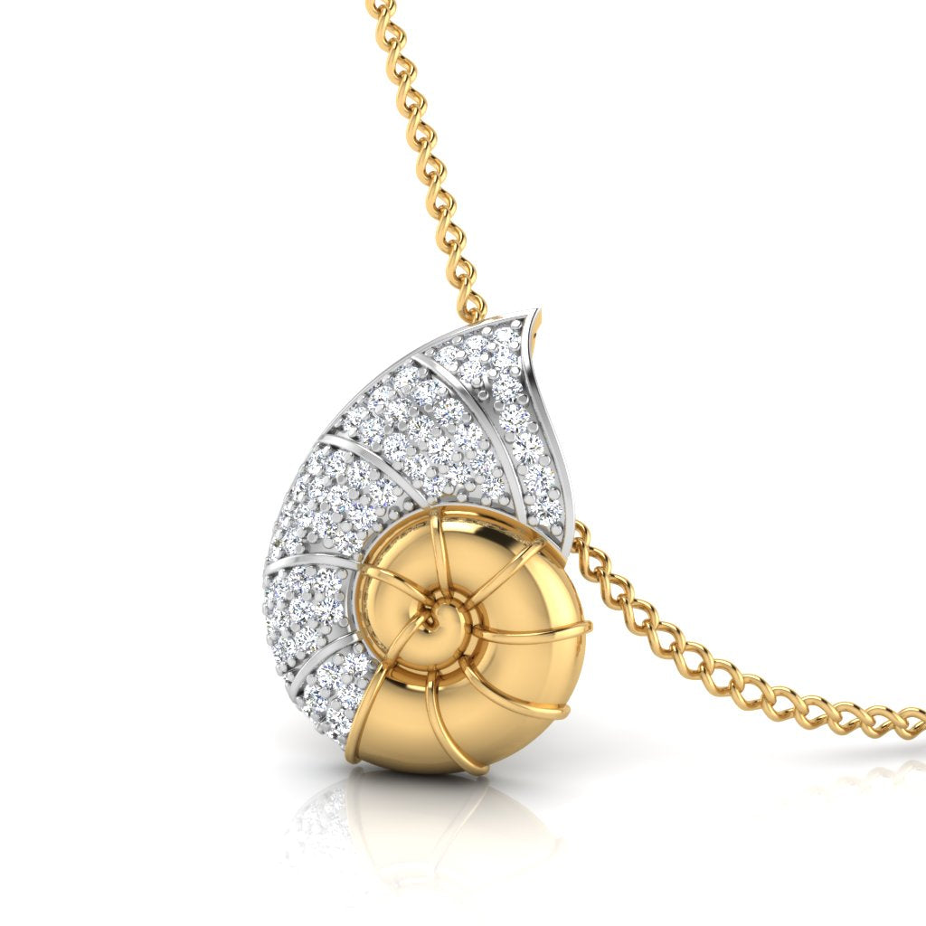 The Shell Diamond Pendant – iskiuski.com